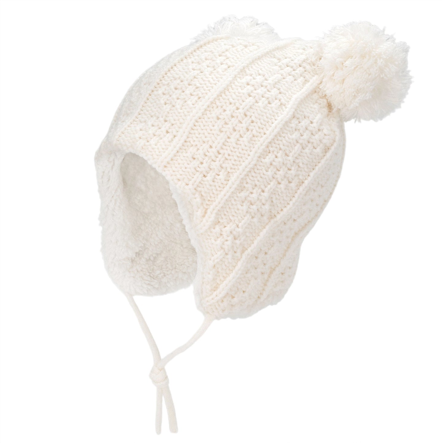 Cream Bear | Knit Bear Beanies