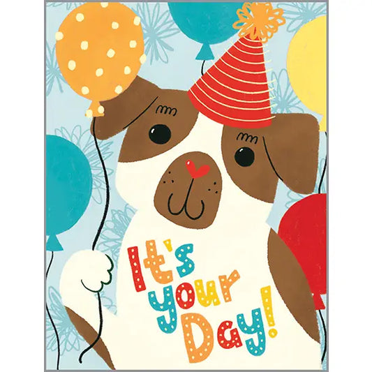 Puppy Happy Birthday Card