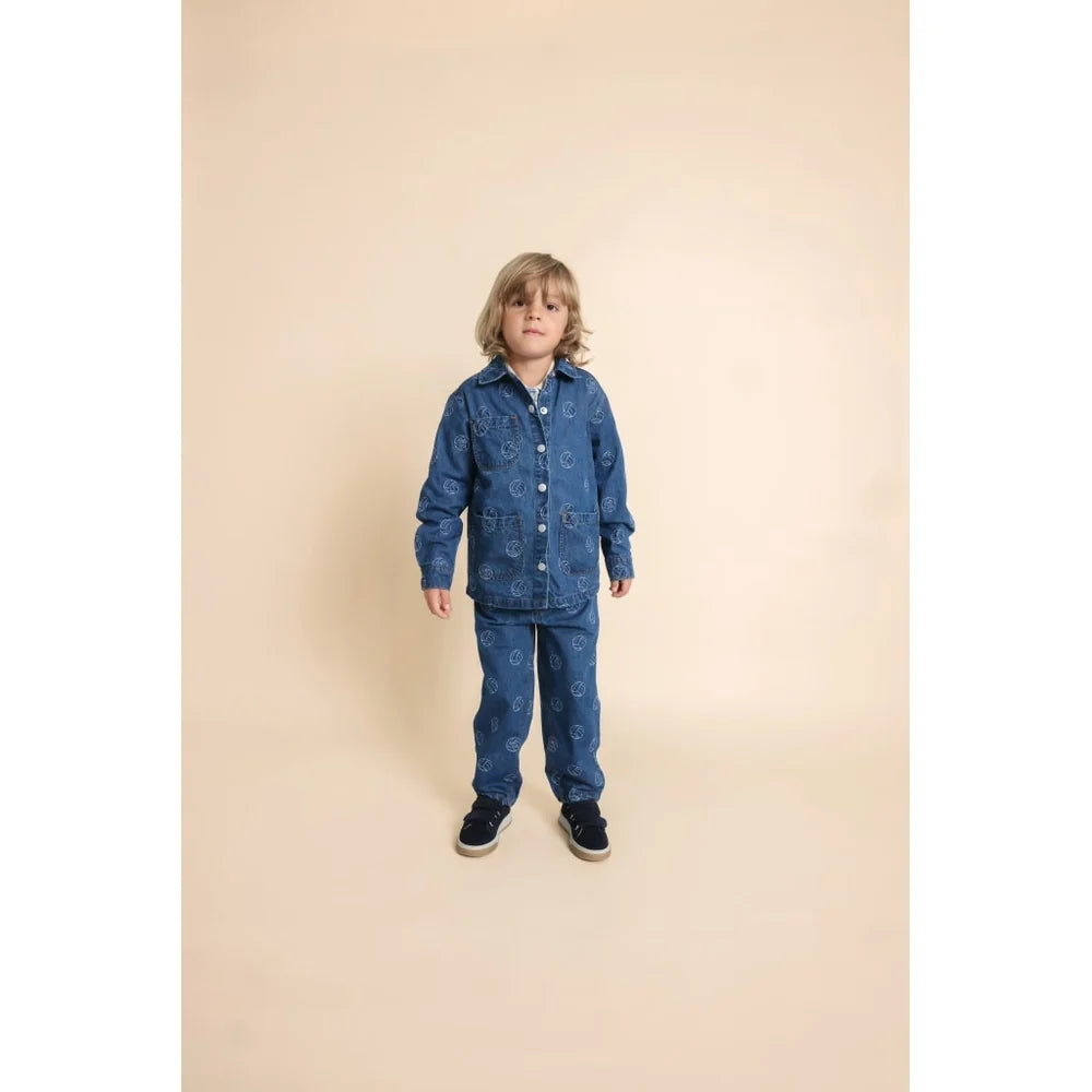 Carl Jeans Dark Blue Soccer Ball