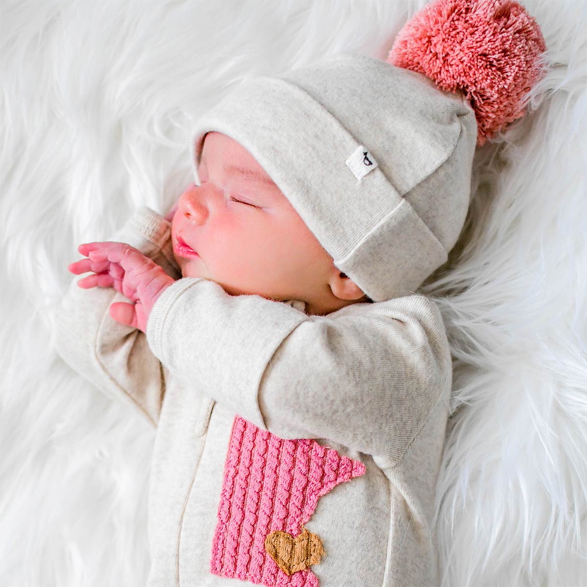 Sand Blush Pom Hat