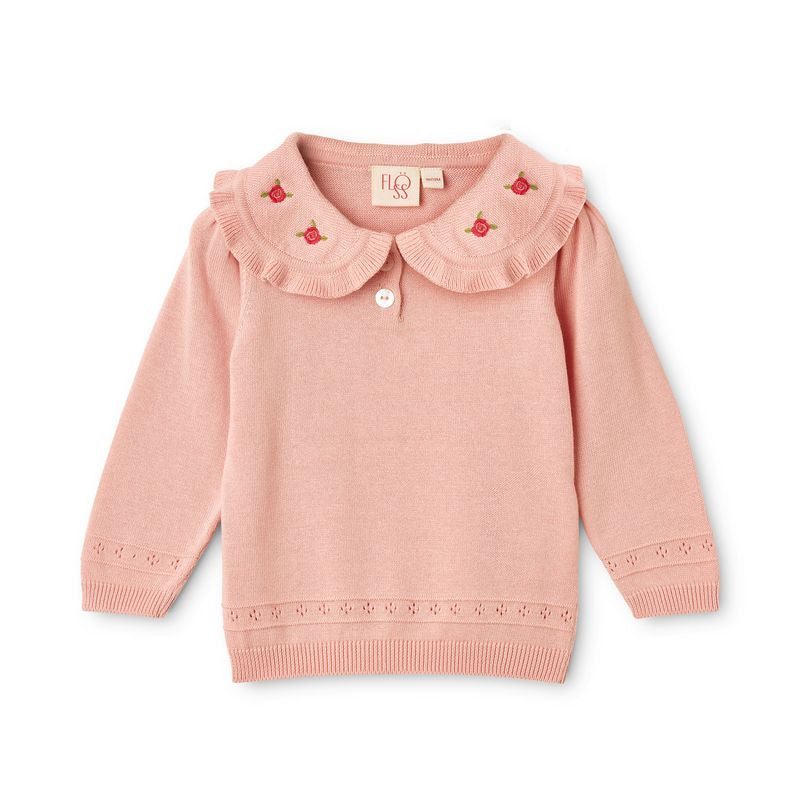 Josephine Sweater - Light Baby Pink