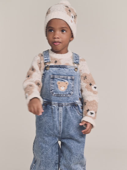 Ecru Huxbear Knit Jumper