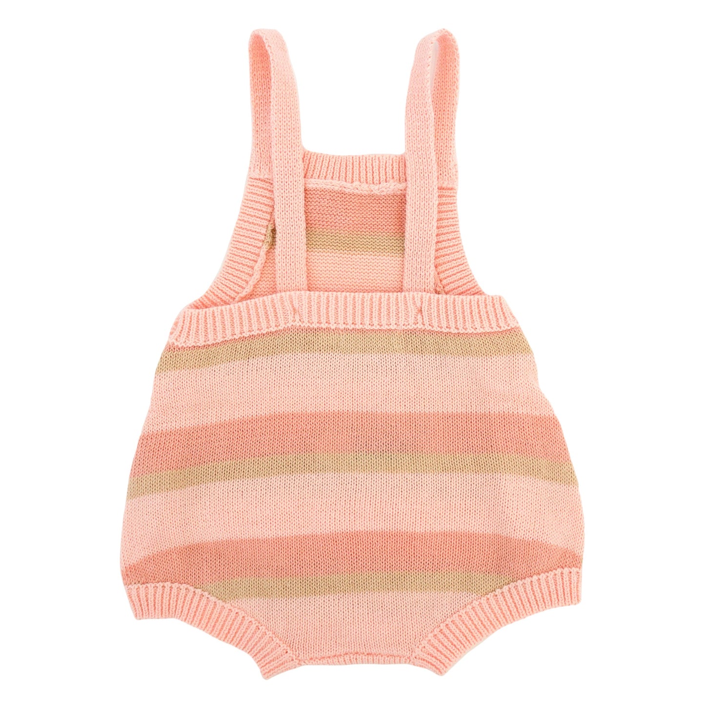 Apricot Stripe Country Club Knitted Bubble