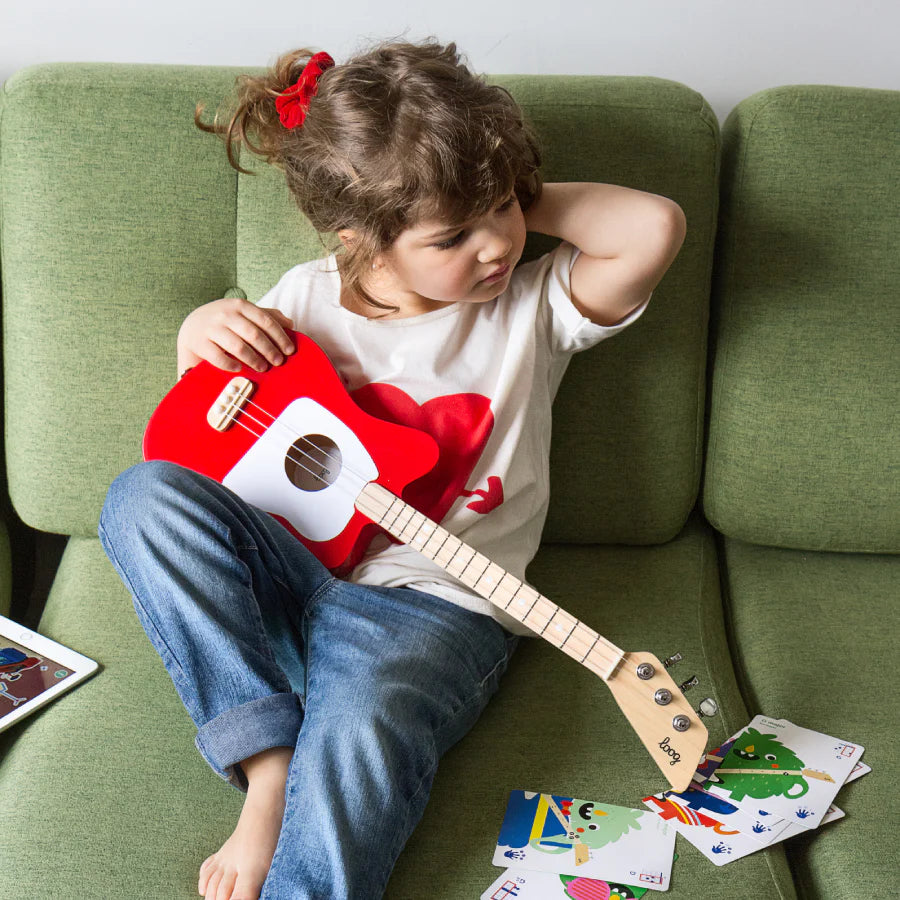 Red Loog Mini Acoustic Guitar