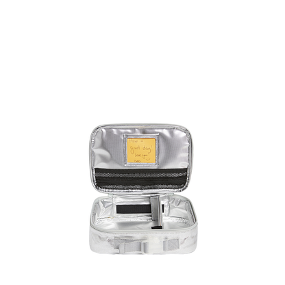 Rodgers Lunch Box-Metallic Silver