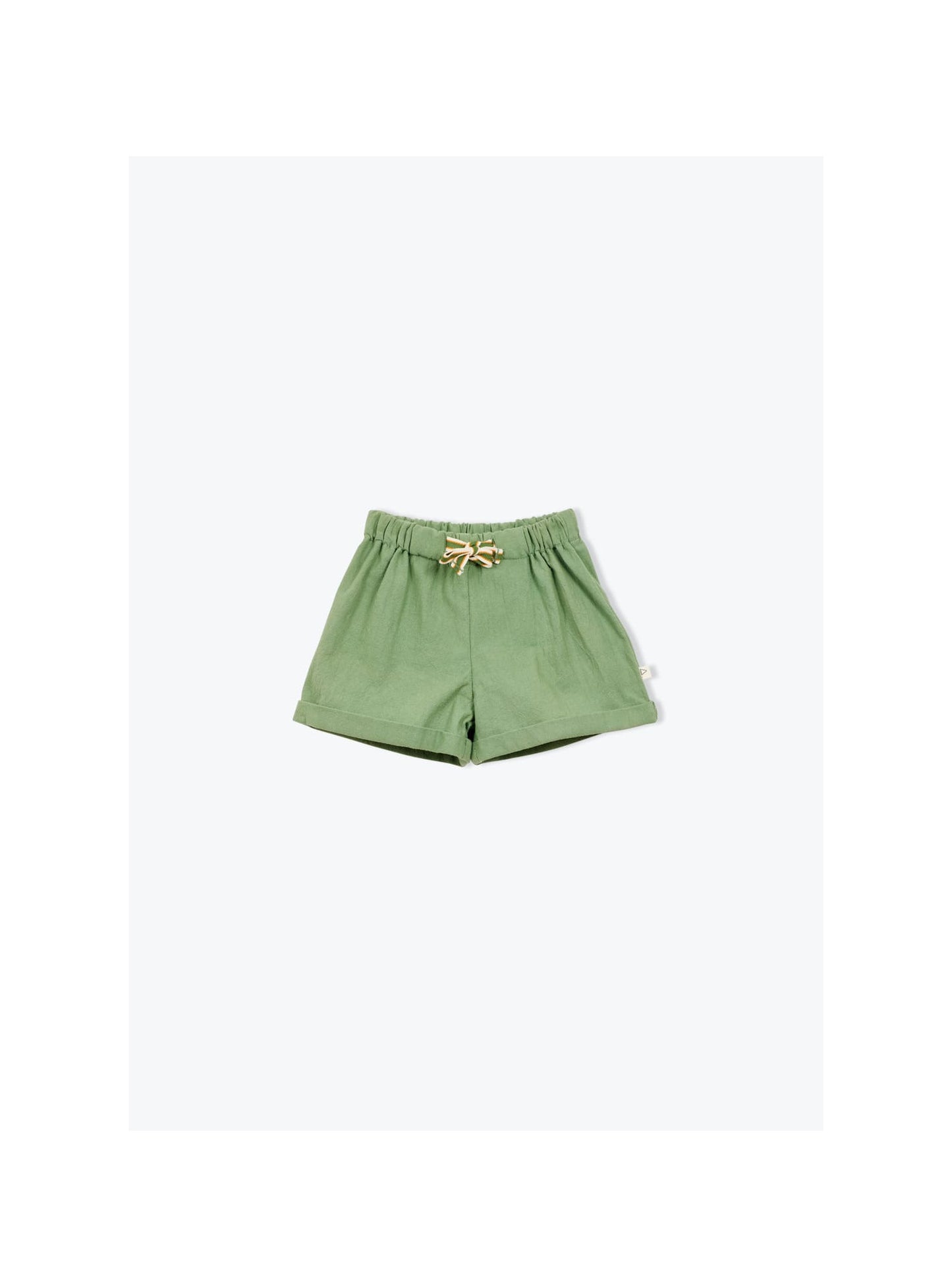 Rustic Cotton Baby Shorts Khaki