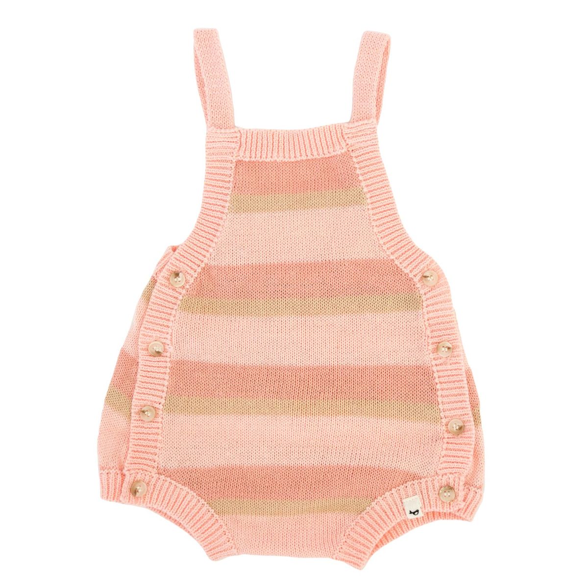 Apricot Stripe Country Club Knitted Bubble
