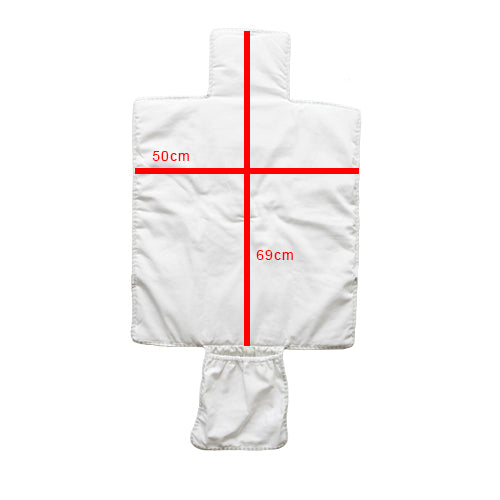 Little Traveller Change Mat- Sage Stripe