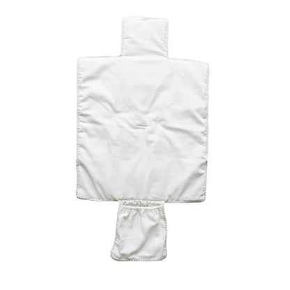 Little Traveller Change Mat- Chambray Stripe