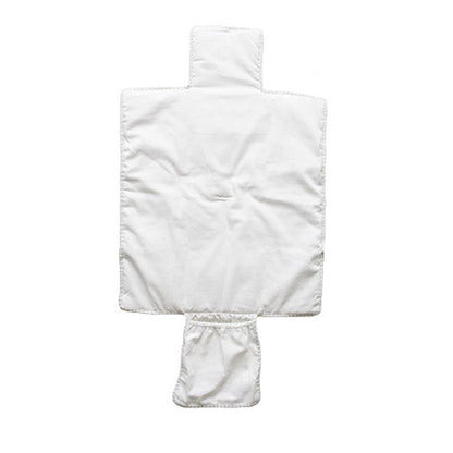 Little Traveller Change Mat- Sage Stripe