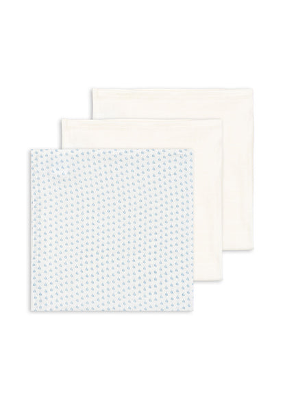 3 Pack Bellini Muslin Cloths - Punto Blu