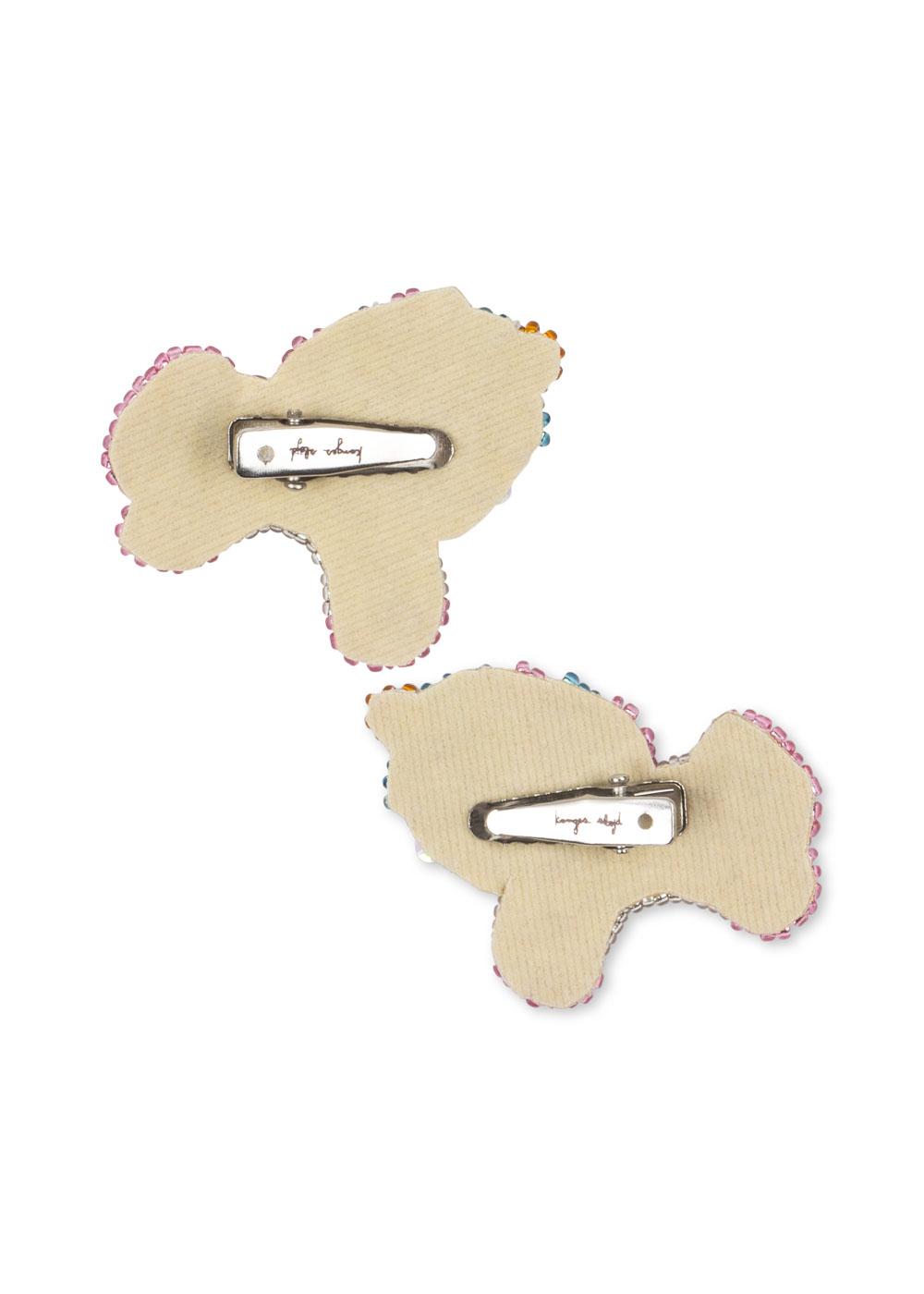 2 Pack Unicorn Beaded Hair Clip