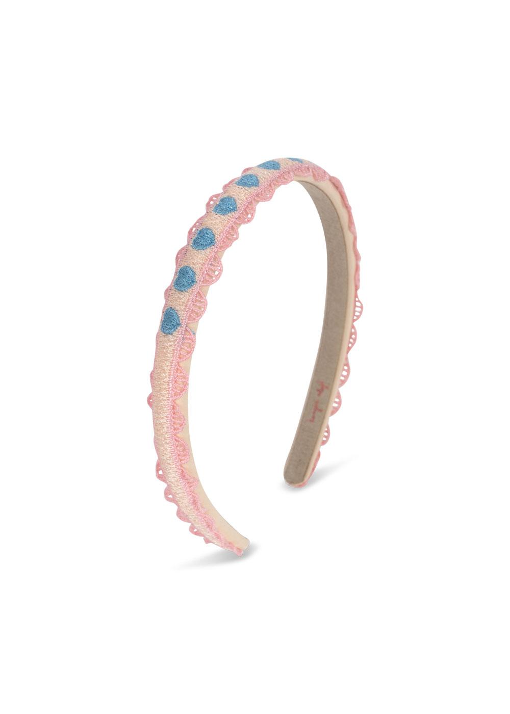 Heart Embroidery Headband