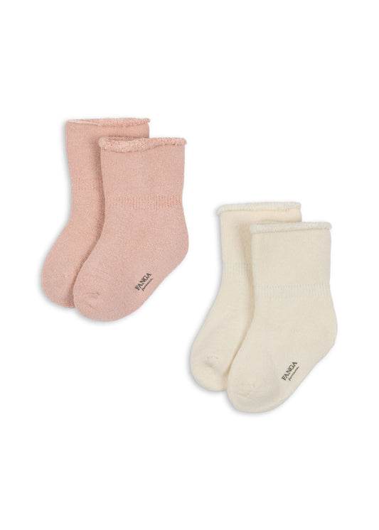 2 Pack Vicino Socks - Cameo Rose