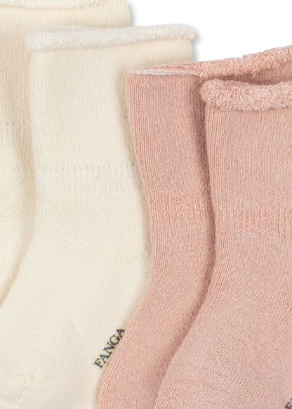 2 Pack Vicino Socks - Cameo Rose