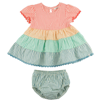 Cabana RicRac Sophie Dress- Multicolor