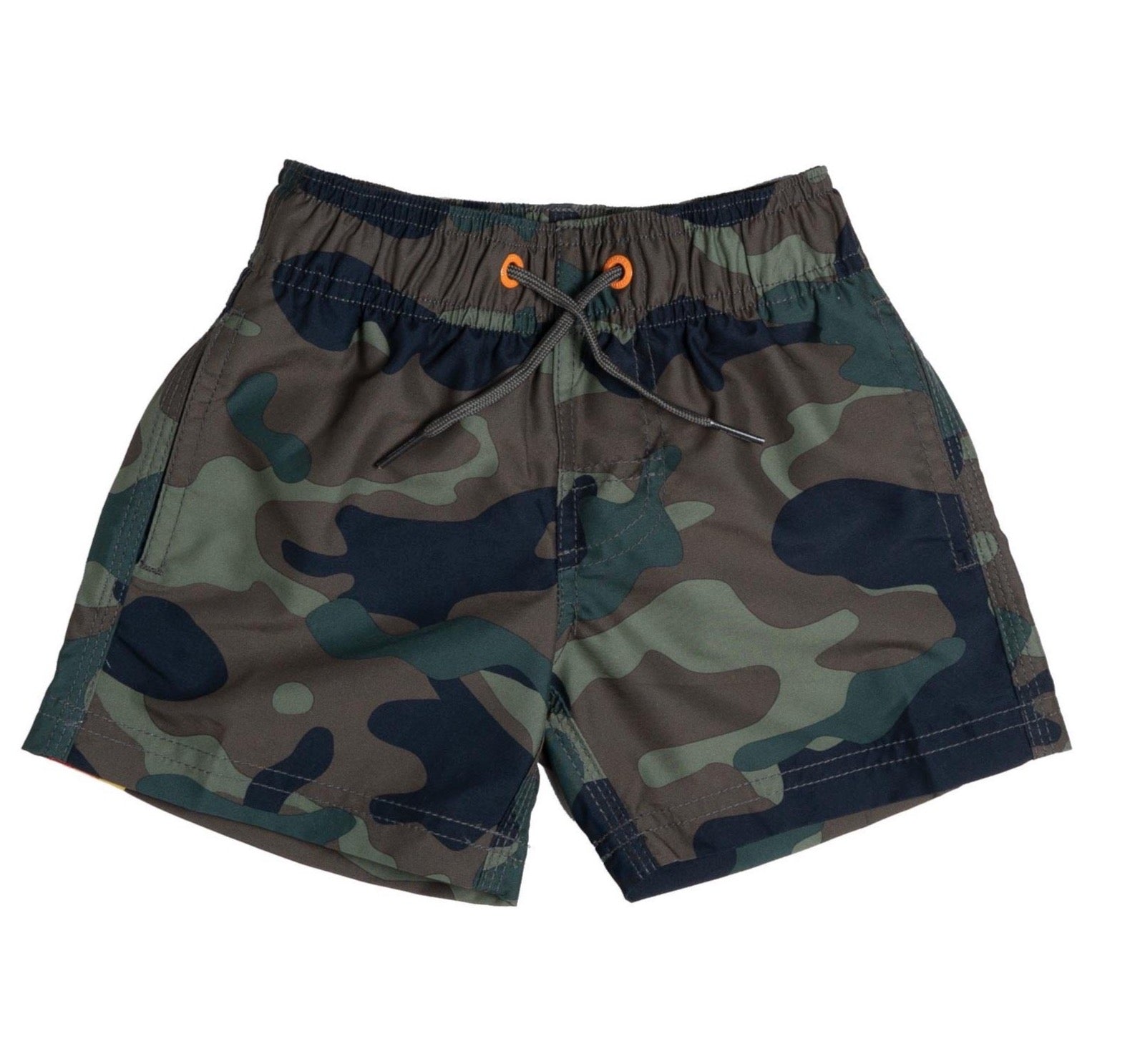 Vintage Deep Camouflage Board Short