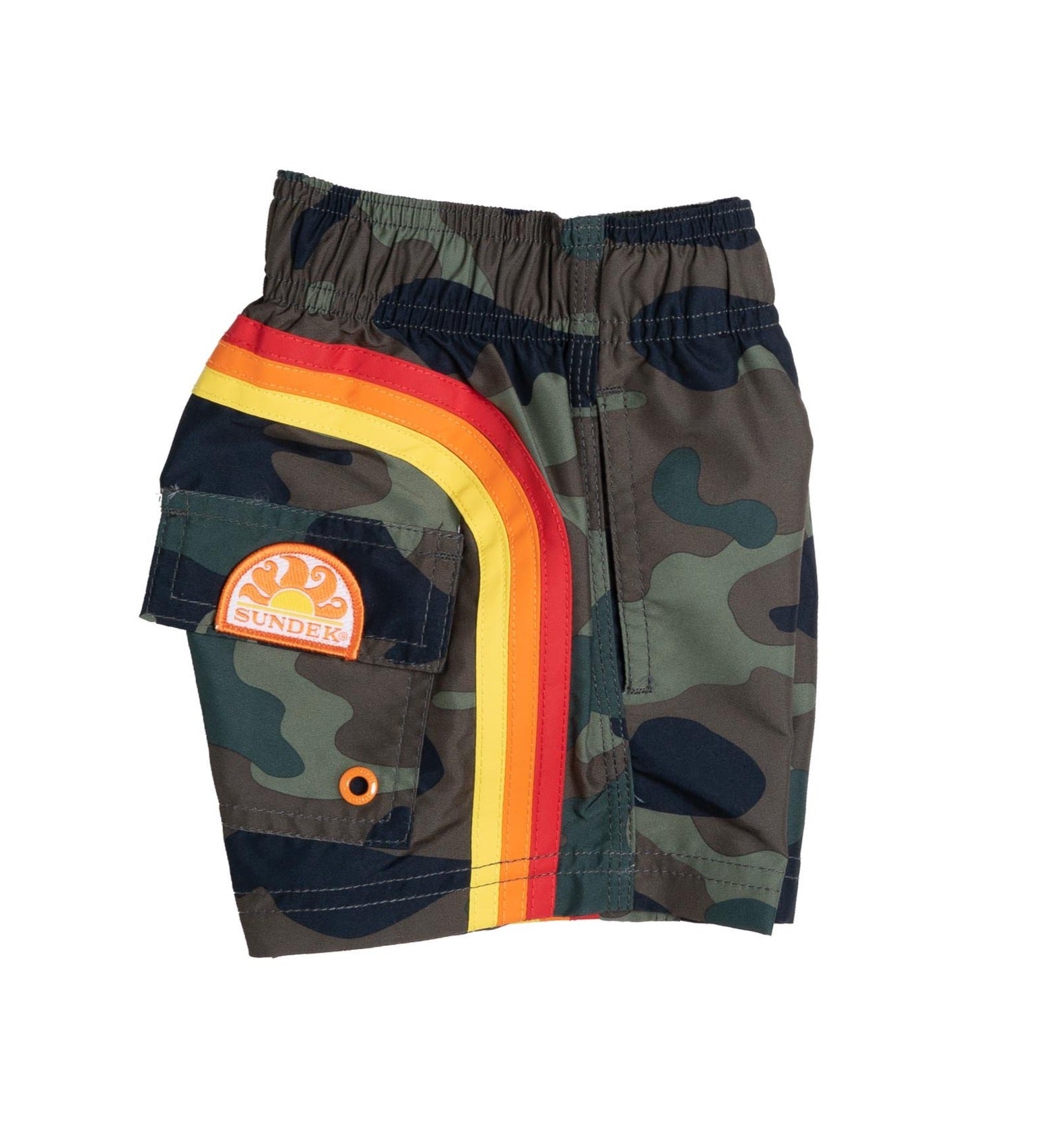 Vintage Deep Camouflage Board Short
