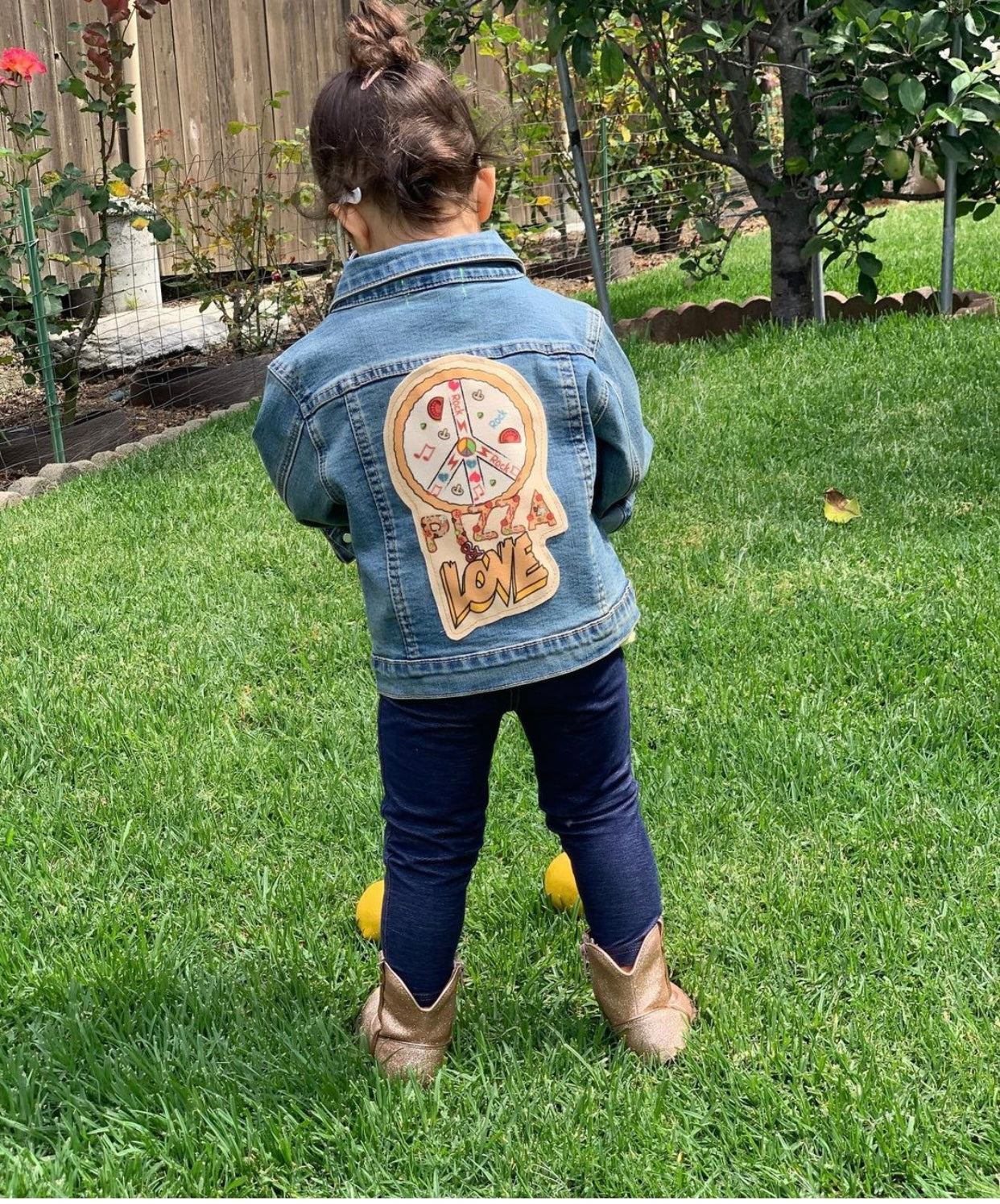 Pizza & Love Denim Jacket