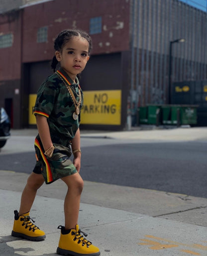 Sundek Mini Brice Camouflage Polo Boys