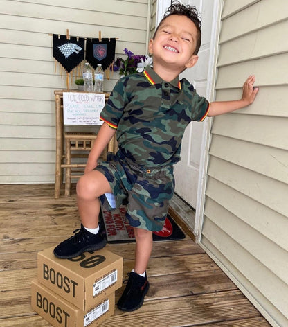 Sundek Vintage Deep Camouflage Board Short